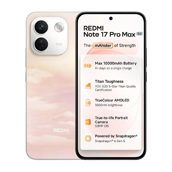 Redmi Note 17 (Secret Sunrise, 8/256 GB)